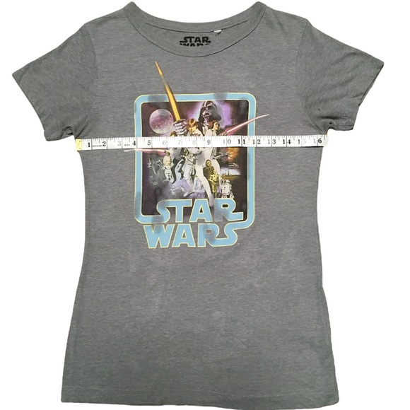 Star Wars Original Trilogy Short Sleeve T Shirt Grey Size M - Picture 3 of 12